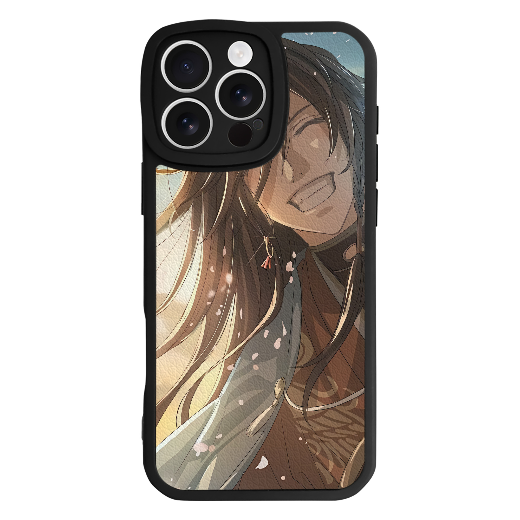 （画像用） 刀剣乱舞 Touken Ranbu 【iPhone 16シリーズ対応】シリコンスマホケース（レザー調） 材質：シリコン